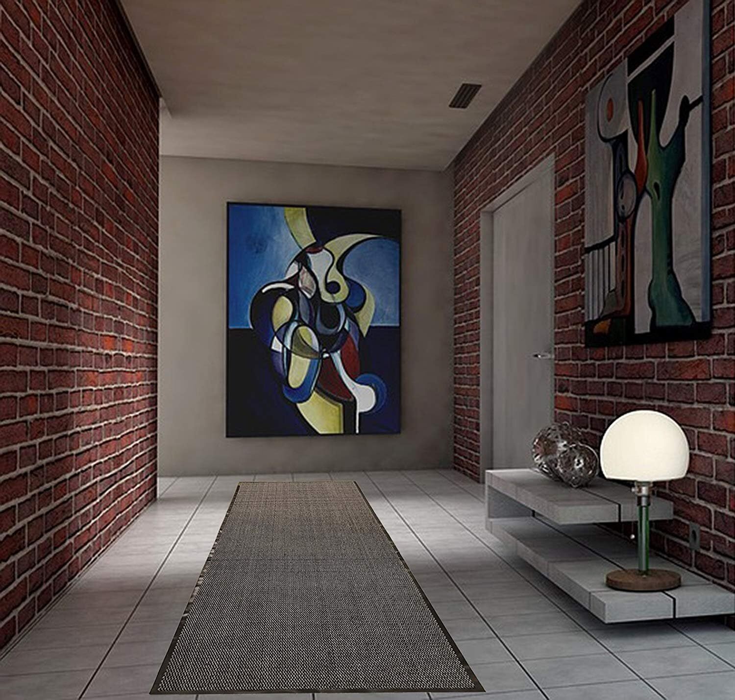 Commercial Grade Entrance Mat and Hallway PVC Backing Runner Rug