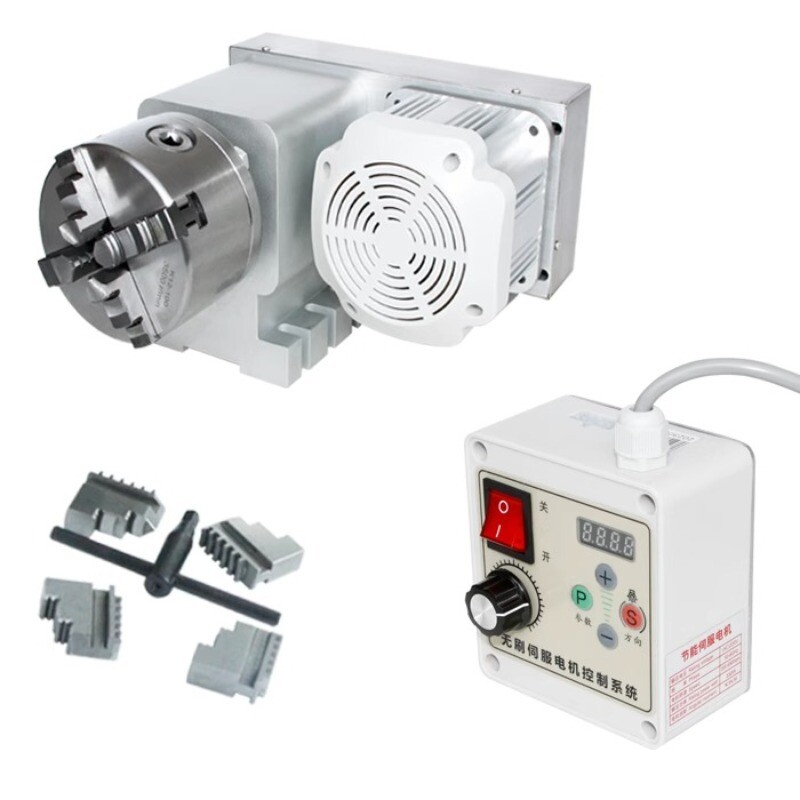 Adjustable Speed Fourth Axis (A-axis, Rotating Axis, CNC Indexing Head)