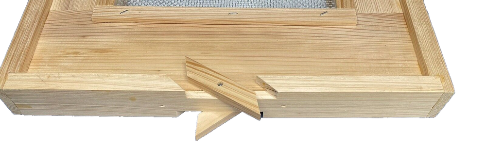 10 Frame Cypress Double Screen Board (Snelgrove) for Langstroth Bee Hive