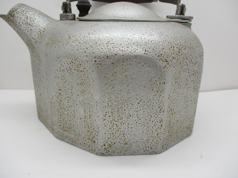 Large Vintage Aluminum Teapot .. Griswold?