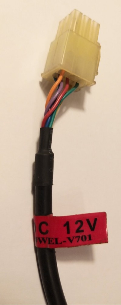 WEL-V701 ICT A7 V7 Bill Acceptor Note Validator DC 12V Cable Harness 6 Wires