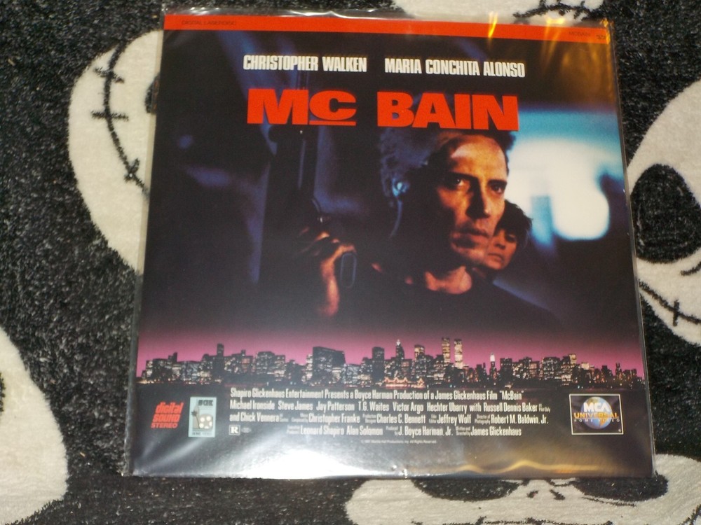 McBain Laserdisc LD Christopher Walken Free Ship $30