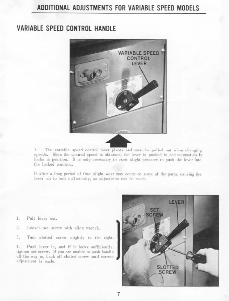 Gap Bed Wood Lathe Instruction Maint Parts Manual Rockwell Delta 12" Inch 46-525