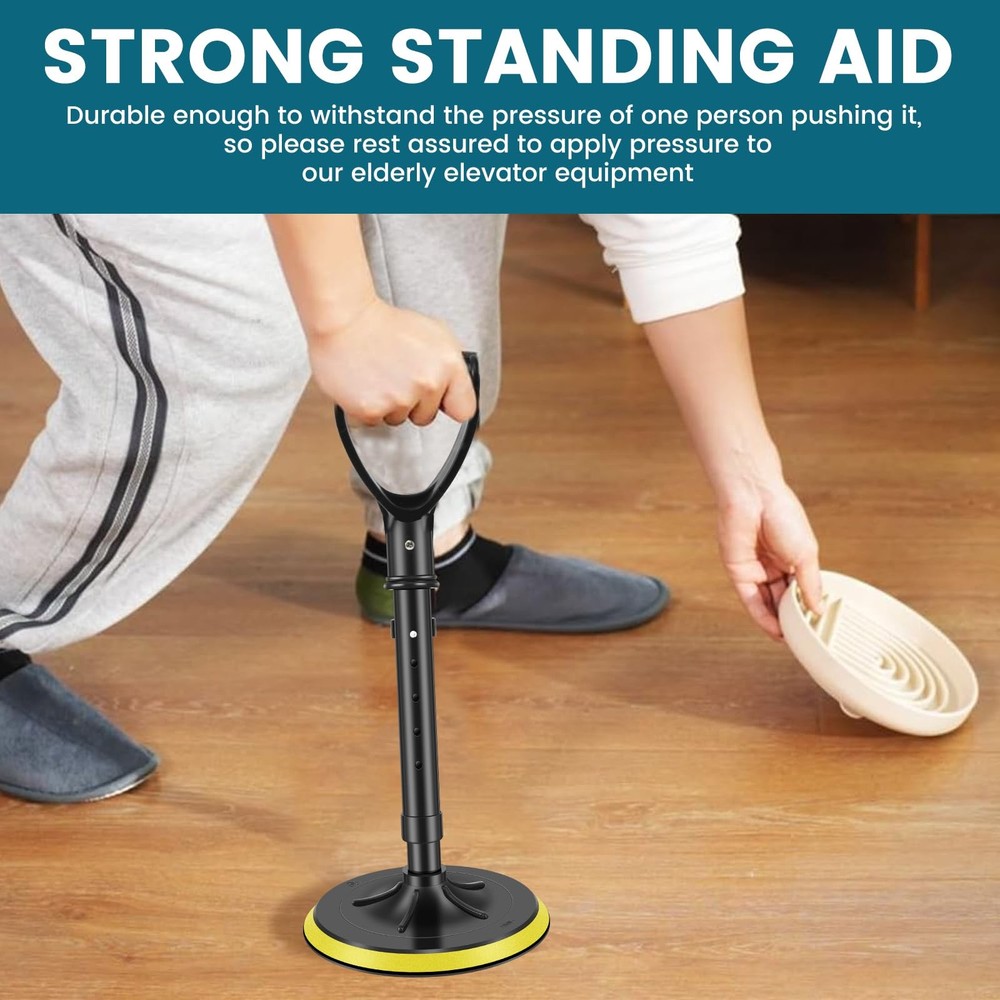 Mobility Aids Tool for Elderly, 17.3"-21.6" Height Adjustable Mobile Standing