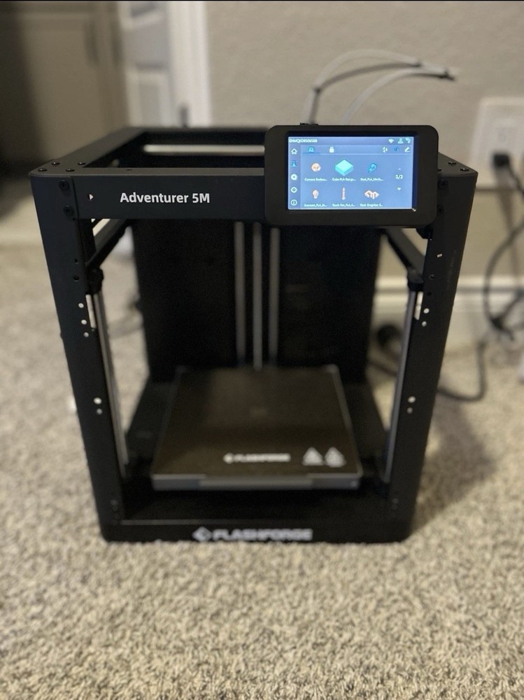 Flashforge Adventurer 5M 3D Printer Touchscreen Interface Touchscreen Display