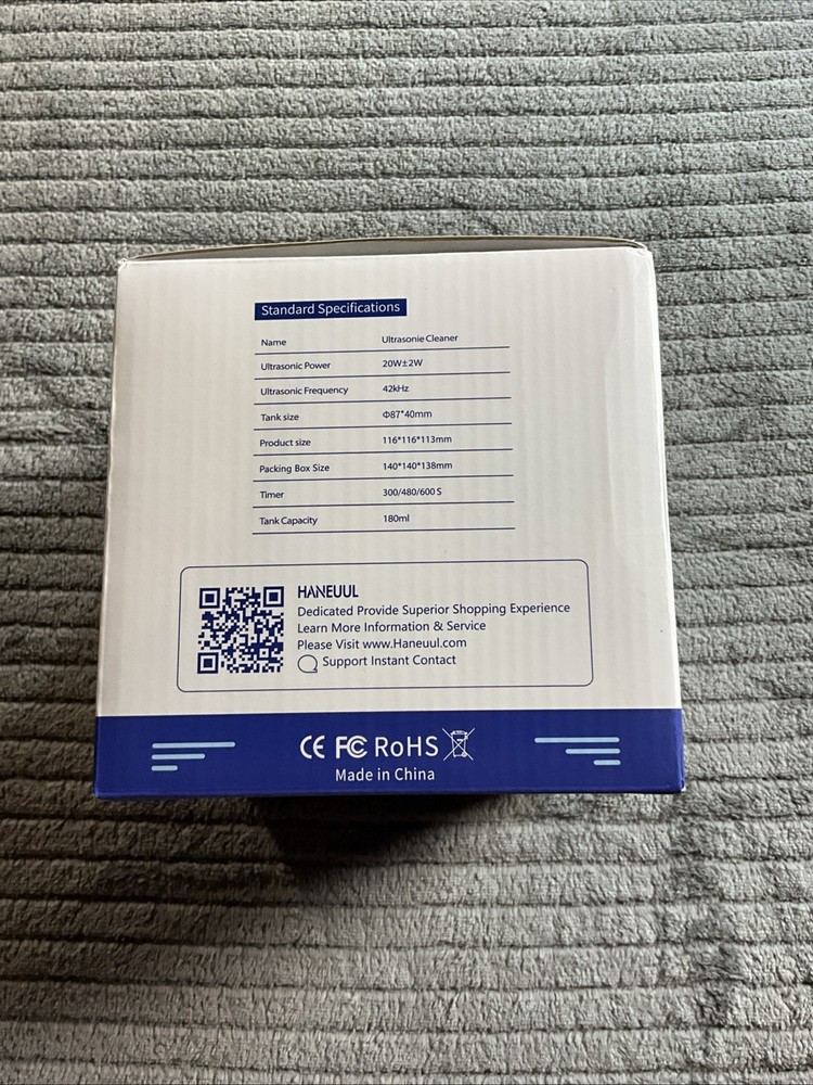 Haneuul Ultrasonic Cleaner White