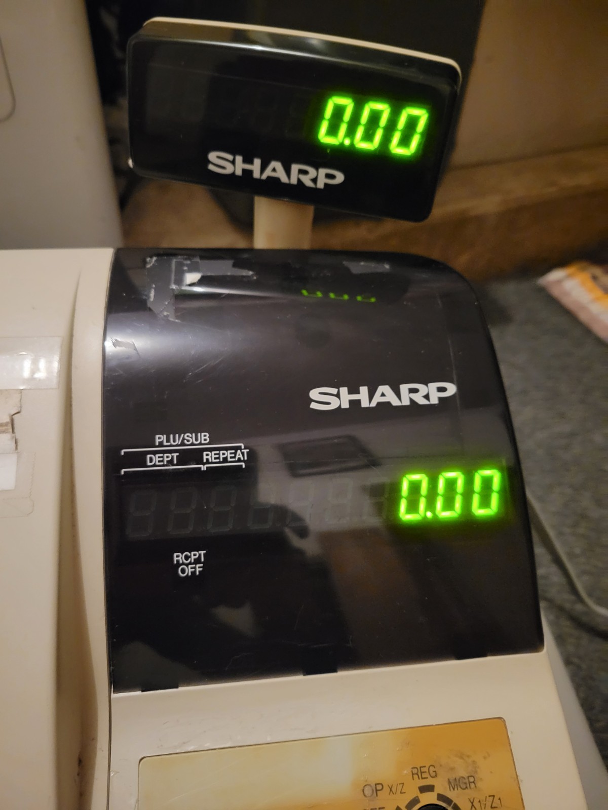 Sharp Electronic Cash Register ER-A310 With Key Tested Needs Paper