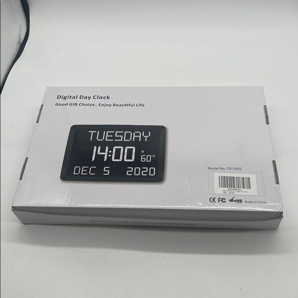 Raynic Digital Calendar Clock with LED Display