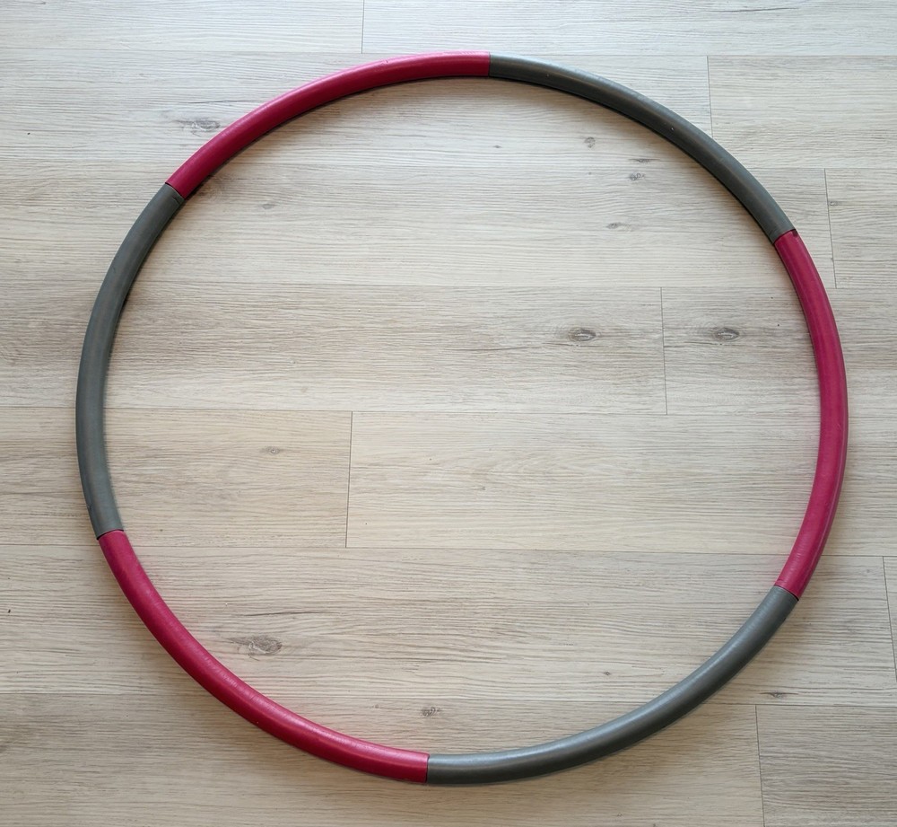 Weighted Workout Exercise Hula Hoop 6 Detachable Sections 39” Diameter