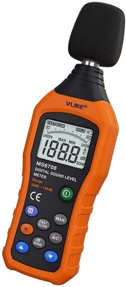 Compact LCD Decibel Meter with Backlight - Perfect for Noise Control 30-130 dB