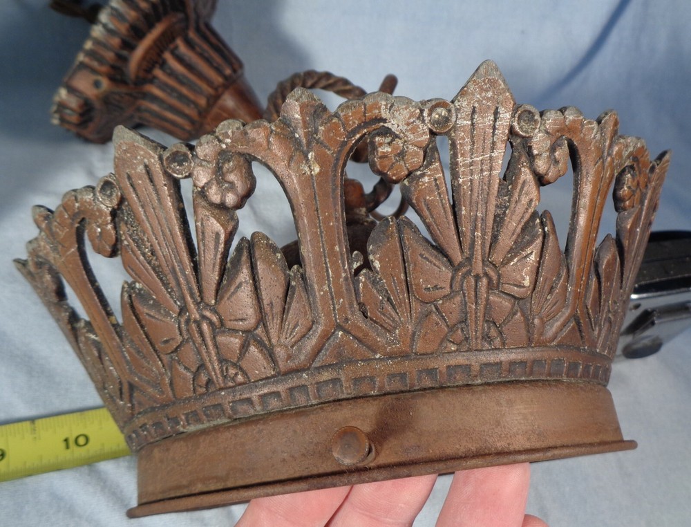 Antique CEILING Hanging Light Fixture WHITE PATTERN GLASS SHADE copper brass