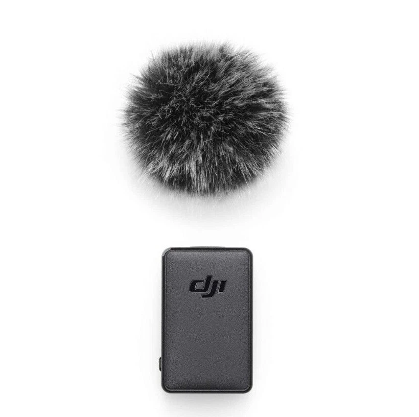 Original DJI Pocket 2 Wireless Microphone Transmitter with Windscreen (2.4GHz)