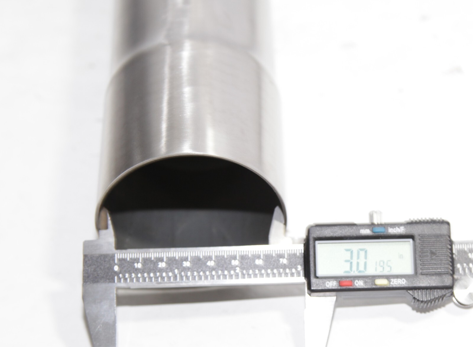 3.0"ID to 3.0"OD DIY Custom SS T409 Exhaust Straight Pipe Piping Tube