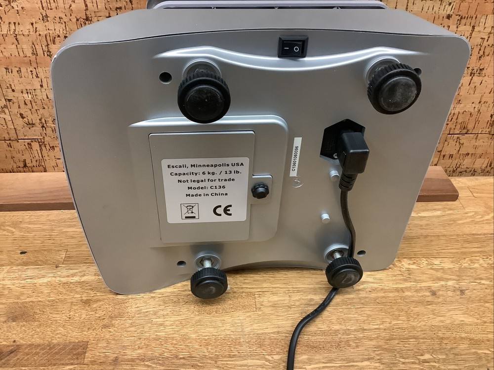 escali digital scale quantity and unit counting C136 -no Manual