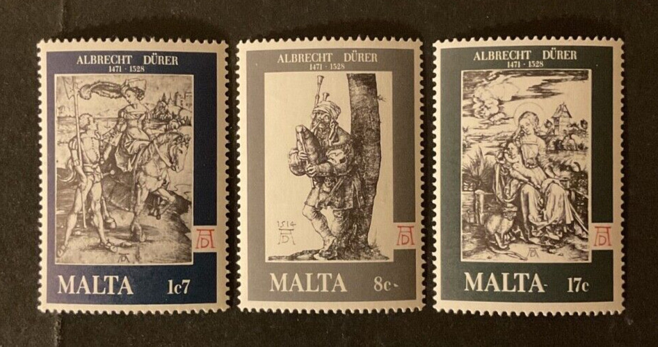Malta Scott #544-6 never hinged