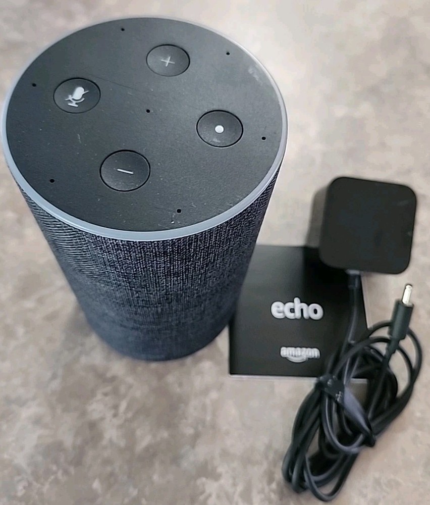 🔥 Amazon Echo 2nd Gen Alexa Smart Speaker, Black, US Version | Certified Return