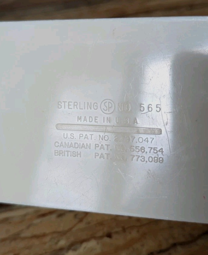 Sterling #565 Dial-A-Matic Automatic Mechanical Adding Machine Vintage