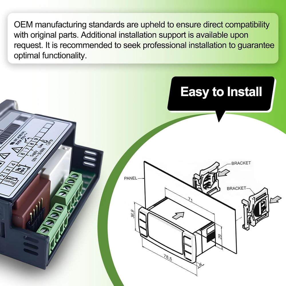 Temperature Controller XR06CX-4N1F1 for Dixell, Programmable Digital Thermostat