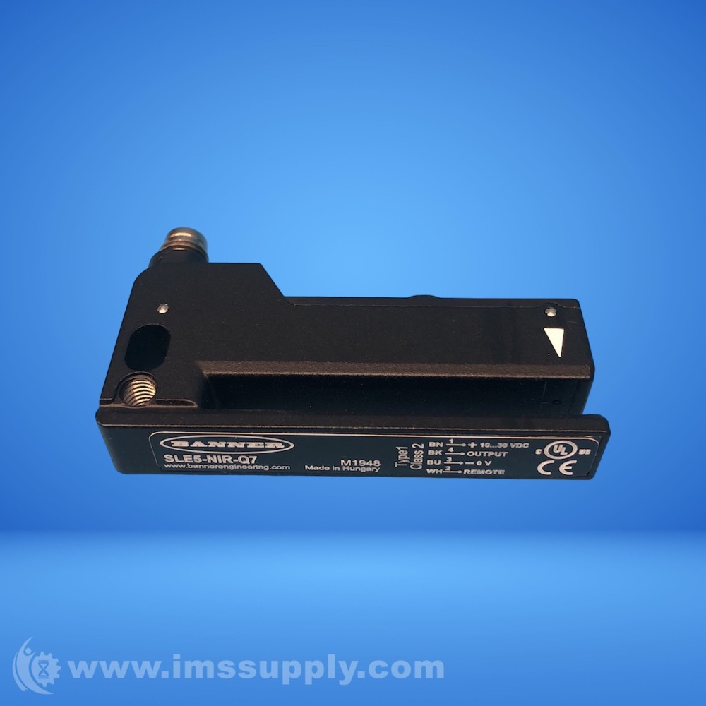 Banner Engineering Corp. SLE5-NIR-Q7 Photoelectric Label Sensor FNIP