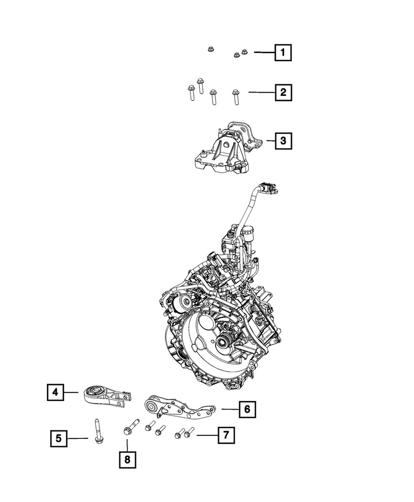 Genuine Mopar Torque Strut Bracket 68099790AB