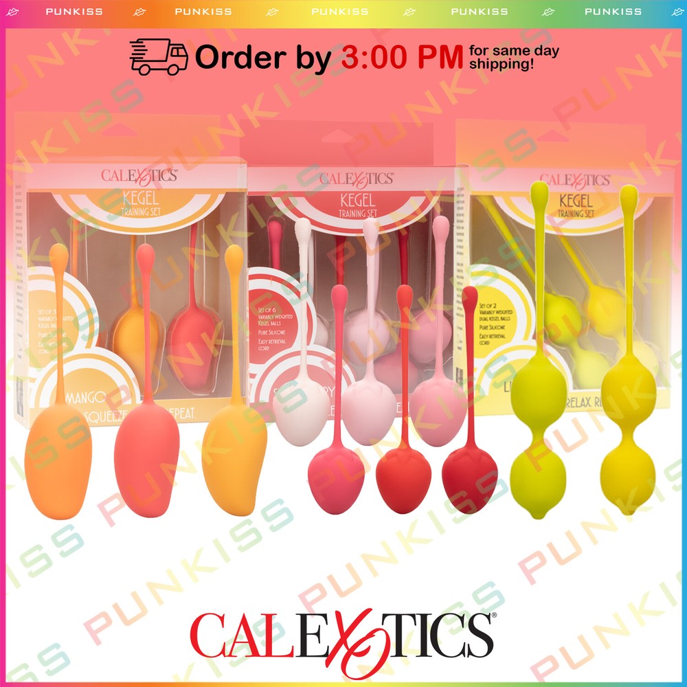 CalExotics Kegel Exerciser Weights Training Set💋Vaginal Bladder Control Tighten