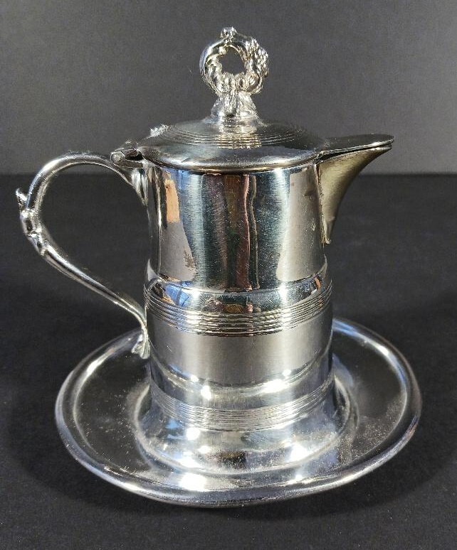 Apollo Silver Cream Pitcher, silverplate, with silvercloth storage bag