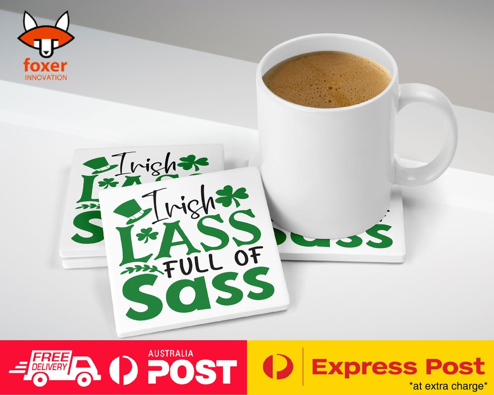 COASTER COFFEE DRINKING MAT|ST PATRICKS DAY QUOTES #4