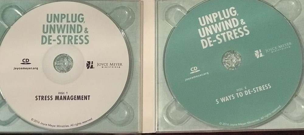 Joyce Meyer Unplug Unwind & De-Stress ( 4 CD Series)