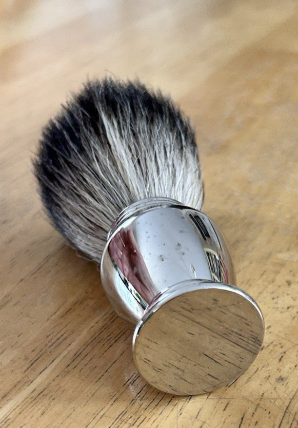 Chrome Shaving Brush Unmarked