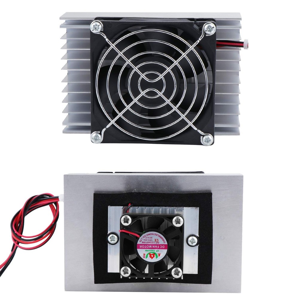 Thermoelectric Peltier Cooling System with Semiconductor Cooling System, 12 V, DC...