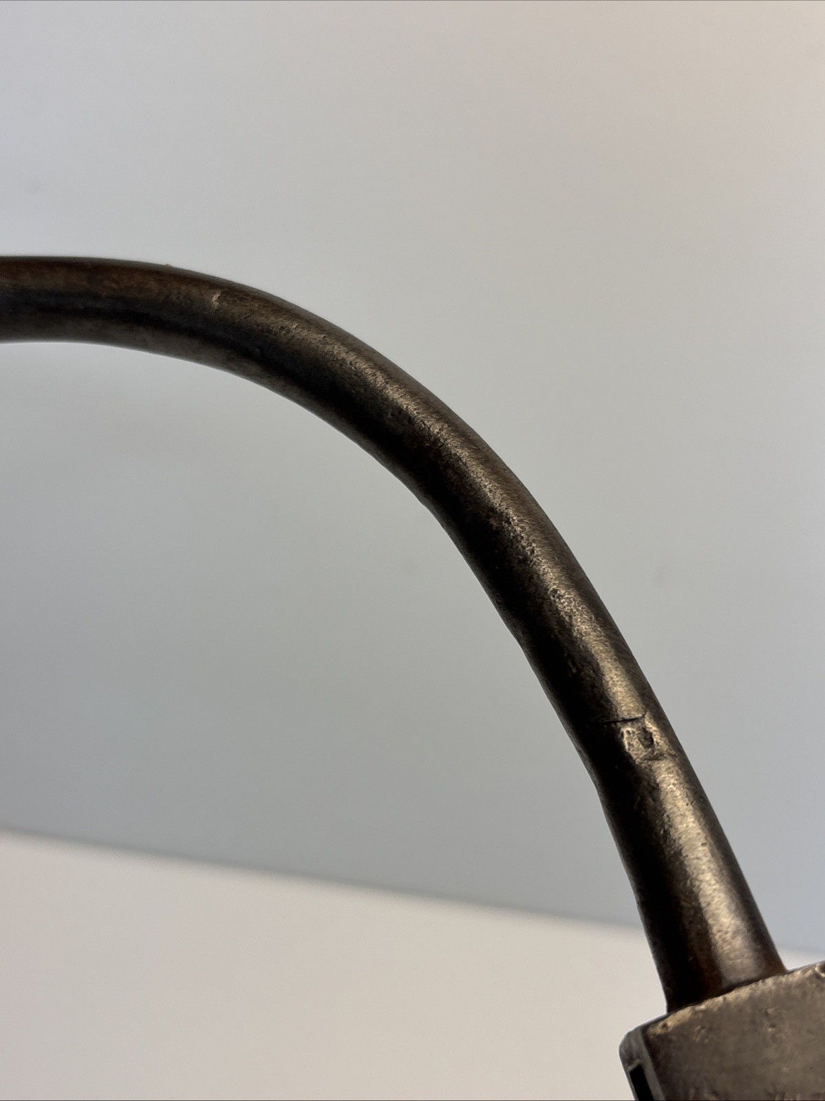 Antique I. RUDOLF Forged Carpenter Brace Drill Primitive Wood Brace