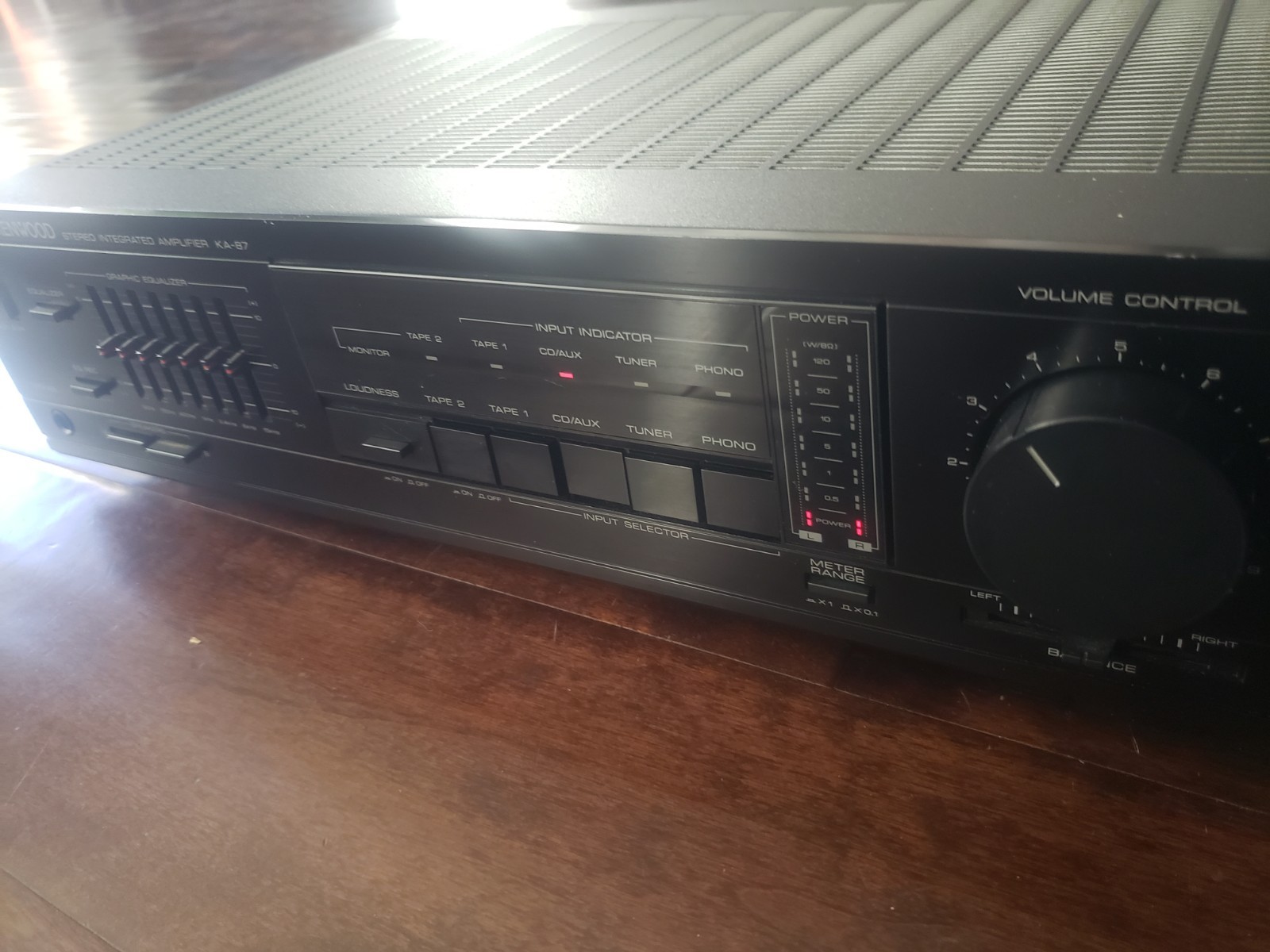 Kenwood KA-87 Stereo Analog Amplifier Pristine Condition
