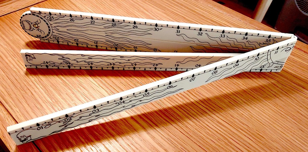 Warhammer Limited Edition Folding Gothic Style Ruler