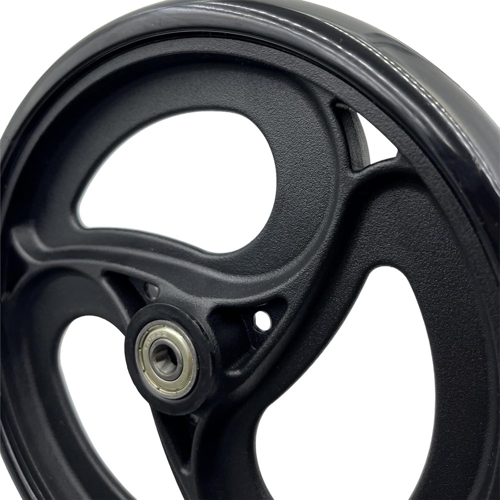 2 Pcs 8 Replacement Wheels for Rollator Walker Wheelchairs with Axle & Nuts