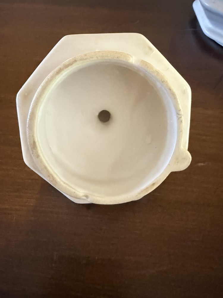 Vintage White Sutton Tea Pot Ceramic