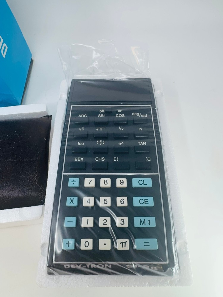 Vintage 1974 Dev Tron Si-36 Calculator NEW OLD STOCK Dev-Tronics BOXED