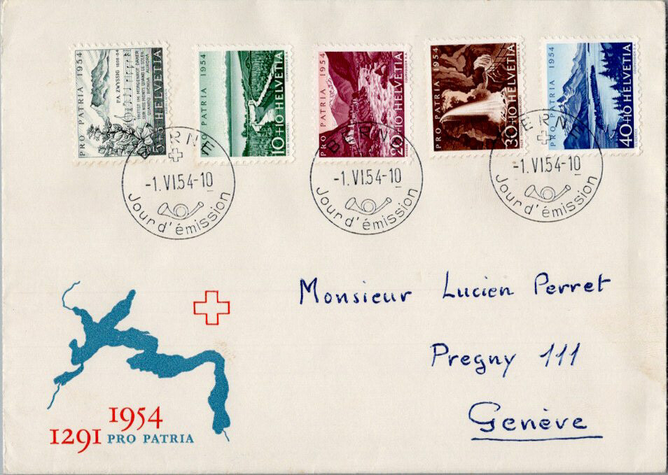 Switzerland Scott B232-B235 Ink address.