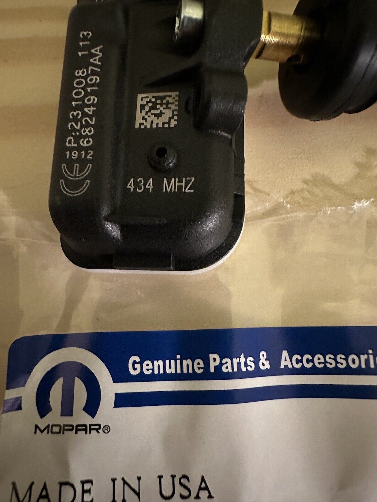 4Pcs New OEM 68249197AA Tire Pressure Sensor TPMS For Dodge Ram 1500 2500 3500