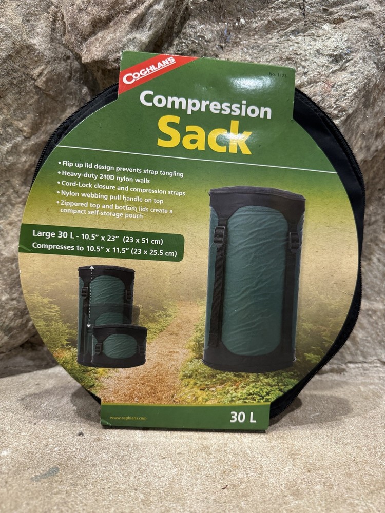 Coghlans Large 30L Compression Sack Nylon Stuff Sack