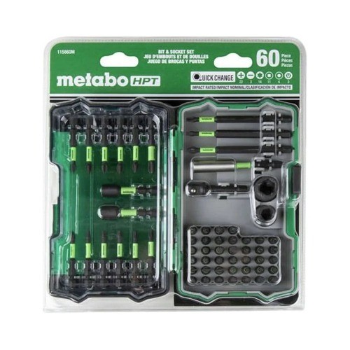 Metabo HPT Impact Driver Bit Set (60-Piece)