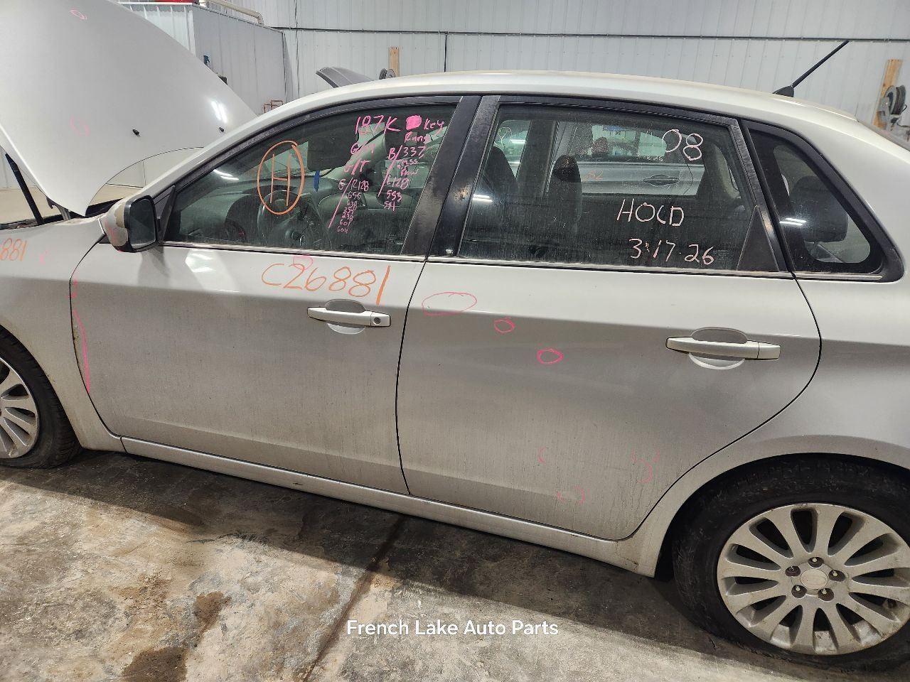 Automatic Transmission 2.5L Fits 2008 IMPREZA 1338646