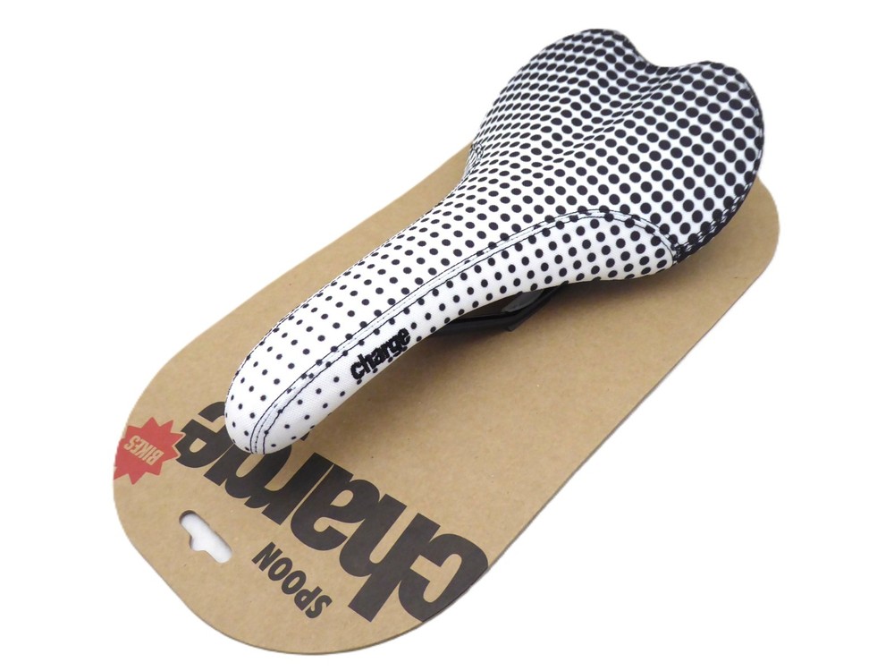 Charge Bikes Spoon saddle, CrMo -Dot Fade