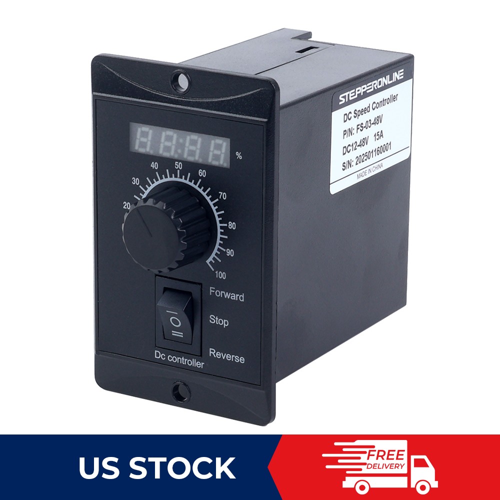 250W 12-48VDC 15A Motor Speed Controller for Variable Speed Motor