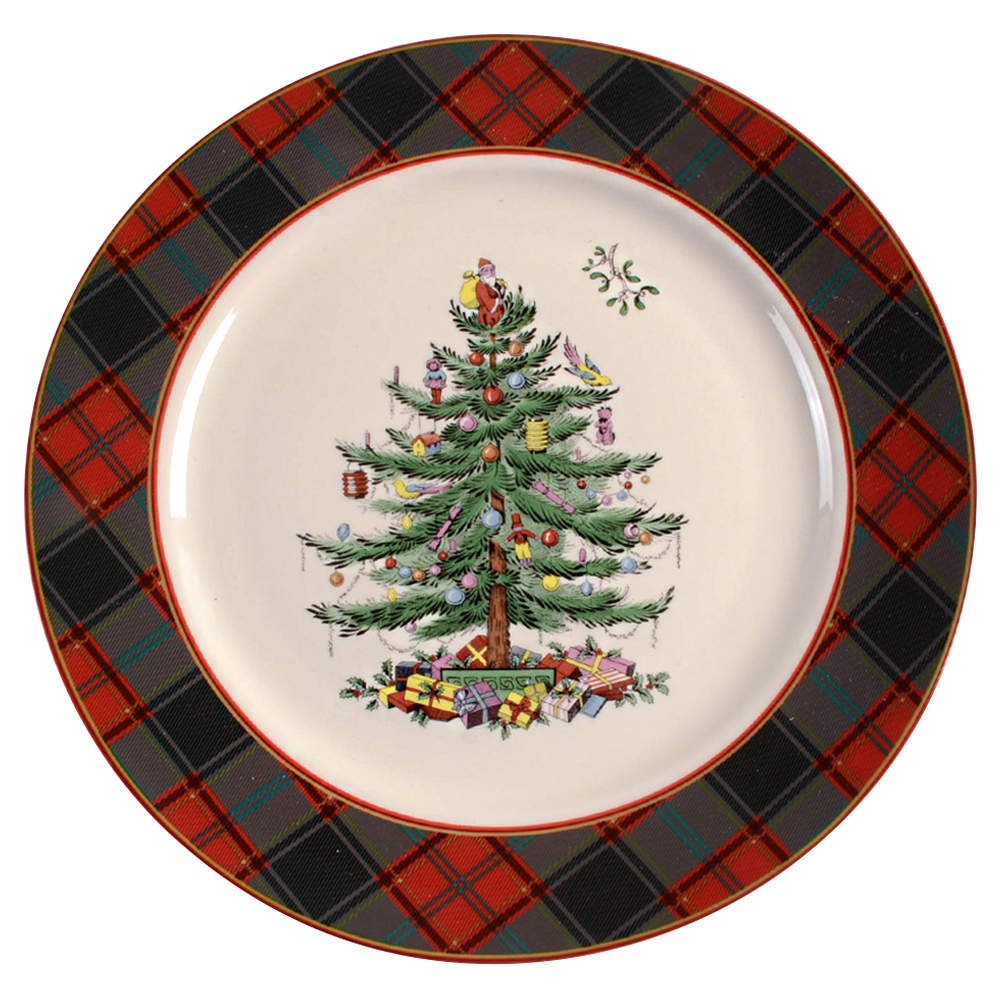 Spode Christmas Tree Round Buffet Plate 11851758