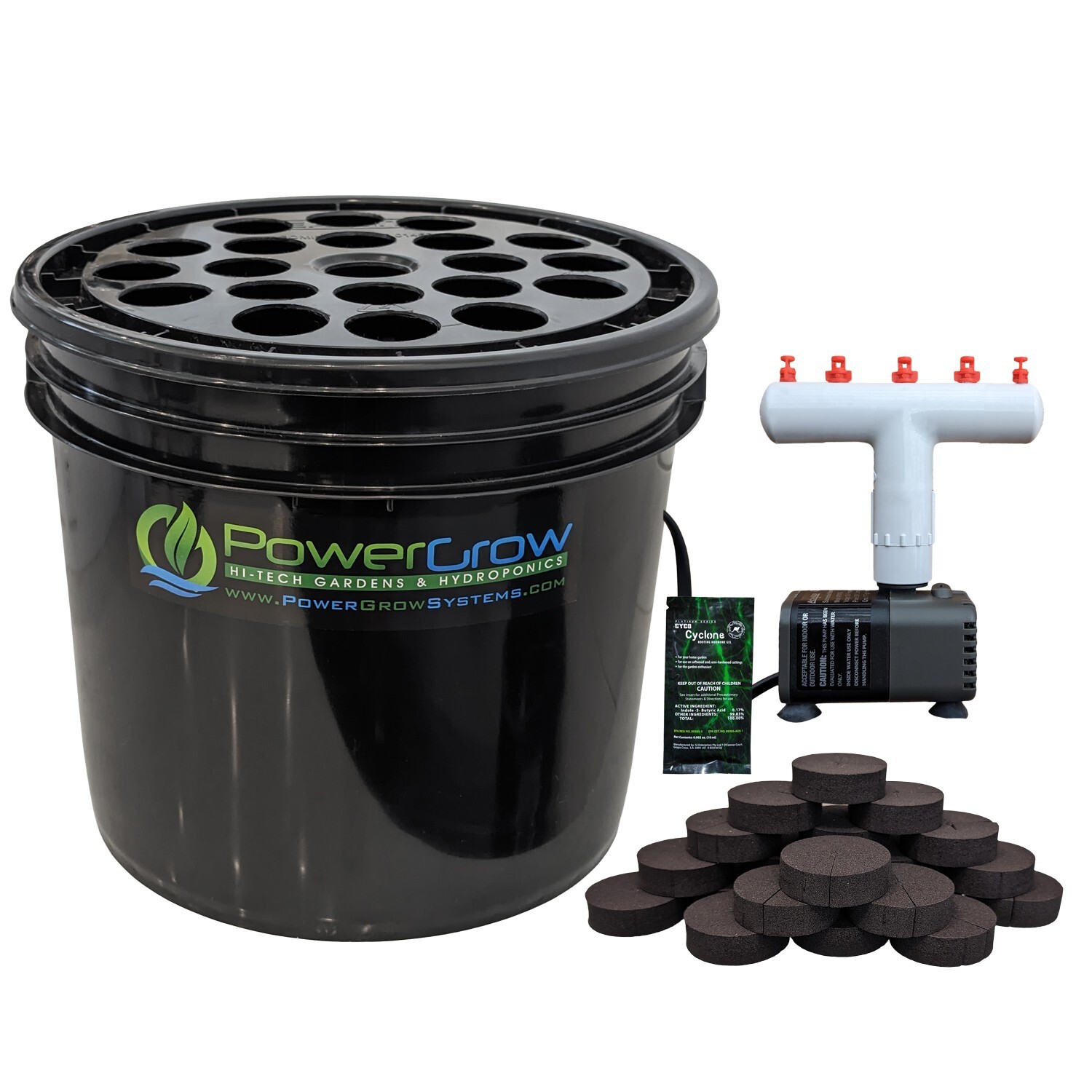 DELUXE 21 SITE POWERGROW ® CLONER Plant Cloning Machine - Cloning Bucket Kit
