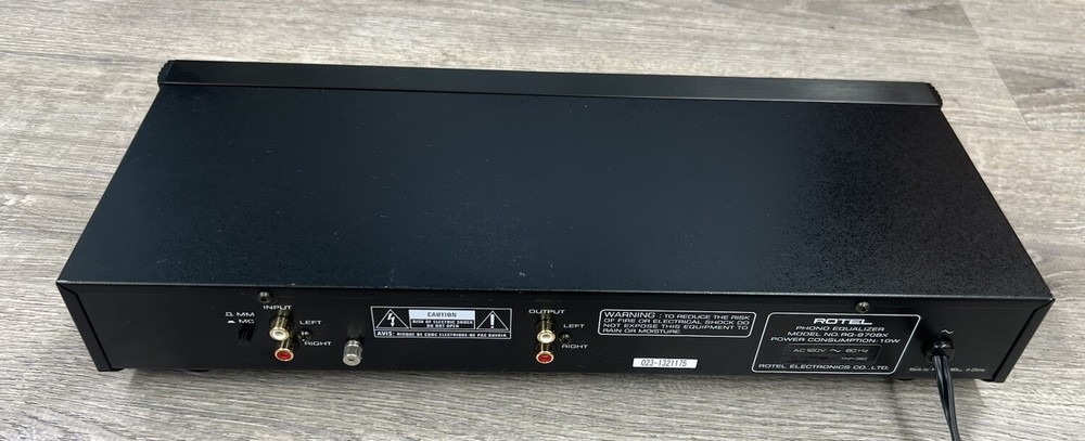 ROTEL RQ-970BX Phono Equalizer RQ-970BX