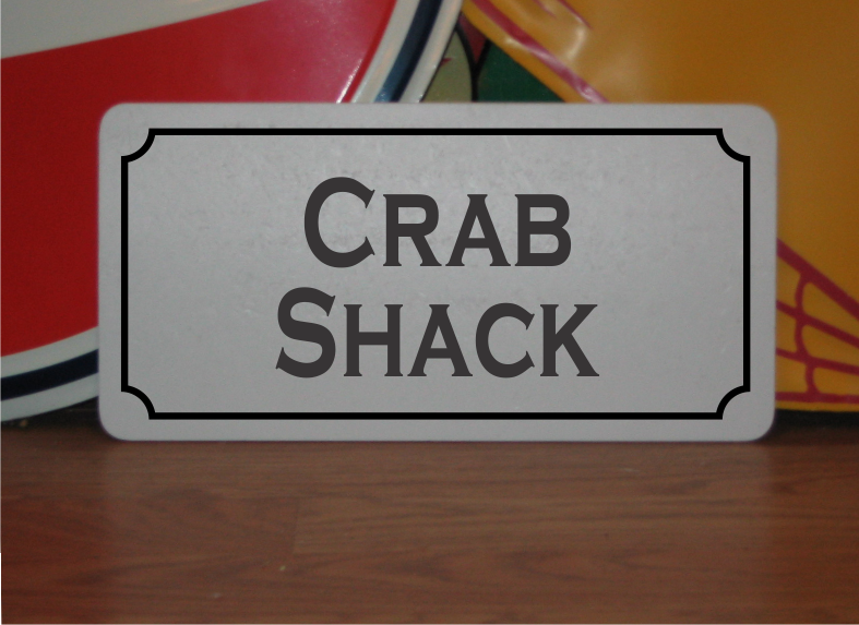 Crab Shack Metal Sign