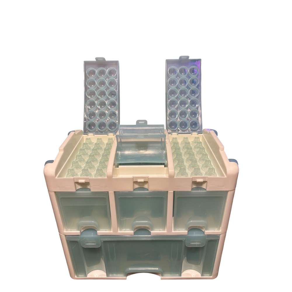 Wilton Ultimate Tool Caddy Cake Decorating Organizer Light Teal Green