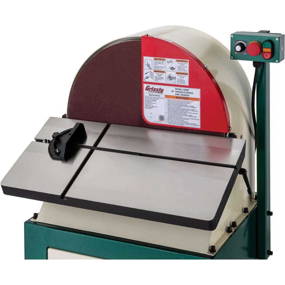 G0967 20" Variable-Speed Disc Sander
