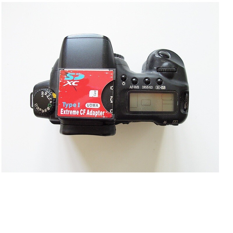 Speed SDXC SDHC SD to CF Compact Flash Memory Card Reader Adapter Type I High